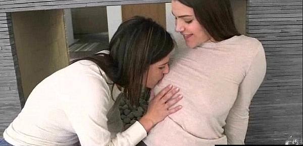  Lesbo Sex Action With Cute Horny Teen Lez Girls (Valentina Nappi & Leah Gotti) video-27